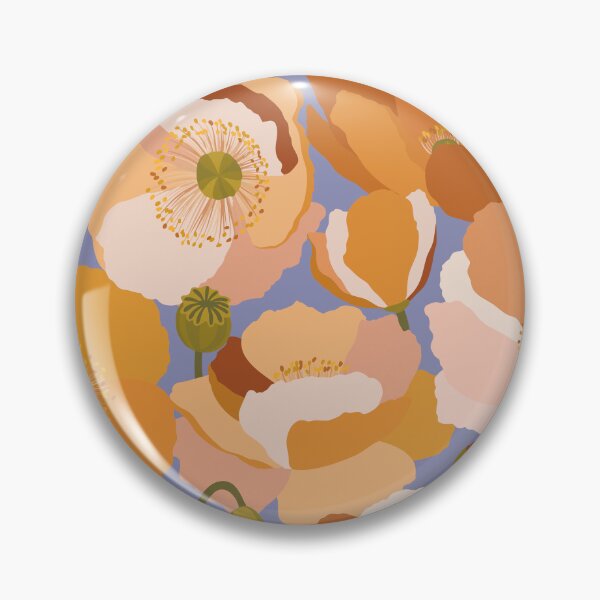 Item preview, Orange Poppies · Floral background designed and sold by dacoparo.