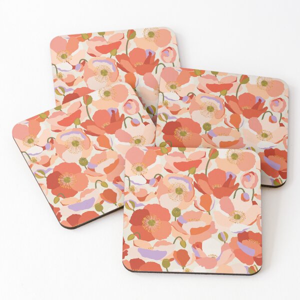 Item preview, Red Poppies · Floral background designed and sold by dacoparo.