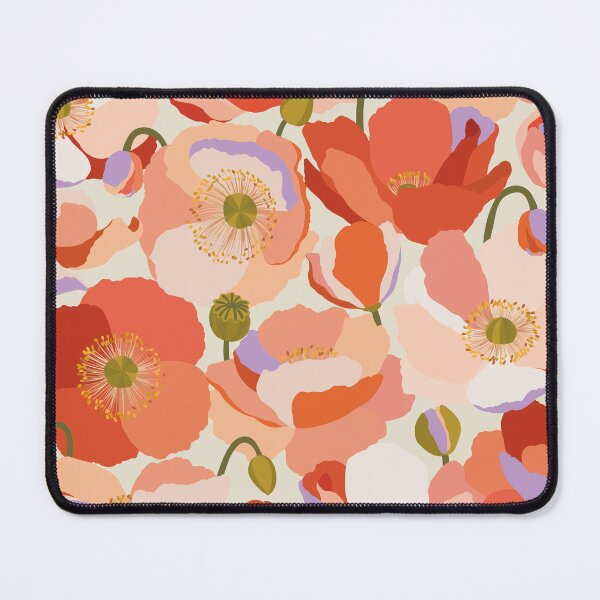 Item preview, Red Poppies · Floral background designed and sold by dacoparo.