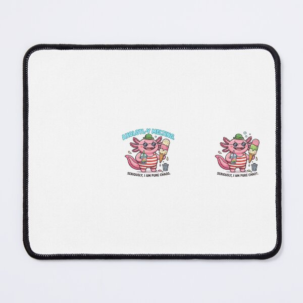 Item preview, Funny Axolotl Summer Chaos - Axolotl-y Melting Sticker designed and sold by Vibe Glue.