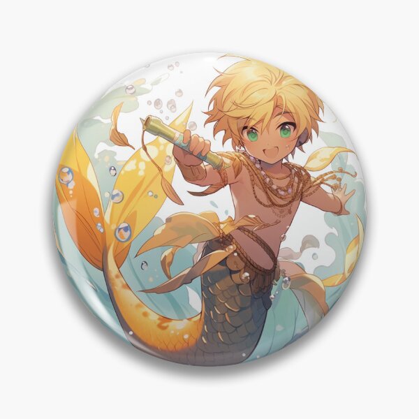 Item preview, Merman Sticker designed and sold by Solace Sparkles.