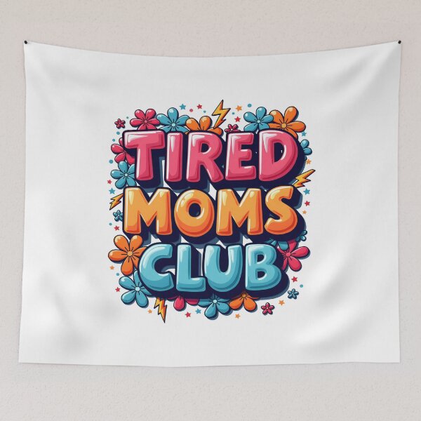 Item preview, Funny Tired Moms Club Cool Mommy Mothers Day Birthday Mothers Day Gift for Mama Wife designed and sold by ArtDesignerHub.