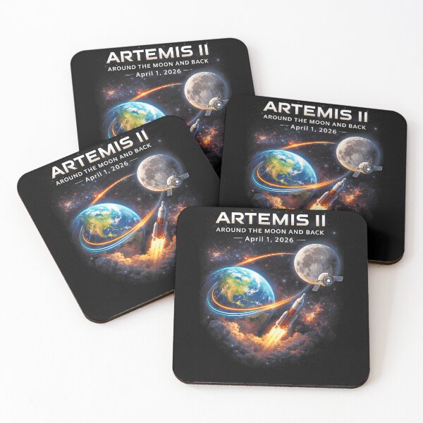 Item preview, Artemis II Rocket Space Launch Back to The Moon Mission 2026 designed and sold by Juansustait.