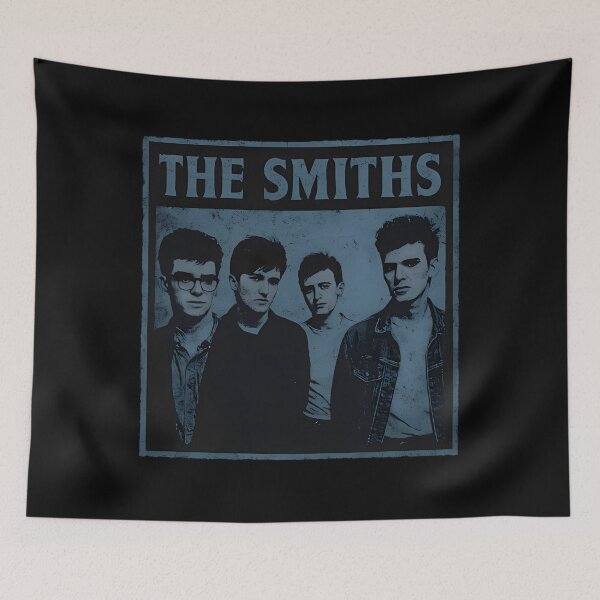 Item preview,  Blue Stencil Band Portrait Of The Smiths High Reso designed and sold by StyleItems.