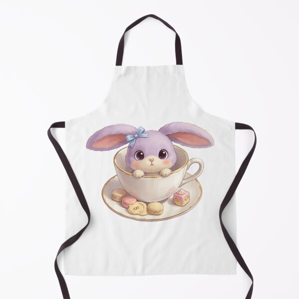 Item preview, Think They'll Notice? Cute Kawaii Bunny in Teacup designed and sold by TotsTeeShop.