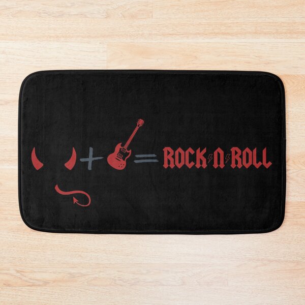 Item preview,  Rock and Roll - Devil Horns and Electric Guitar  designed and sold by Nacho Average Designs.