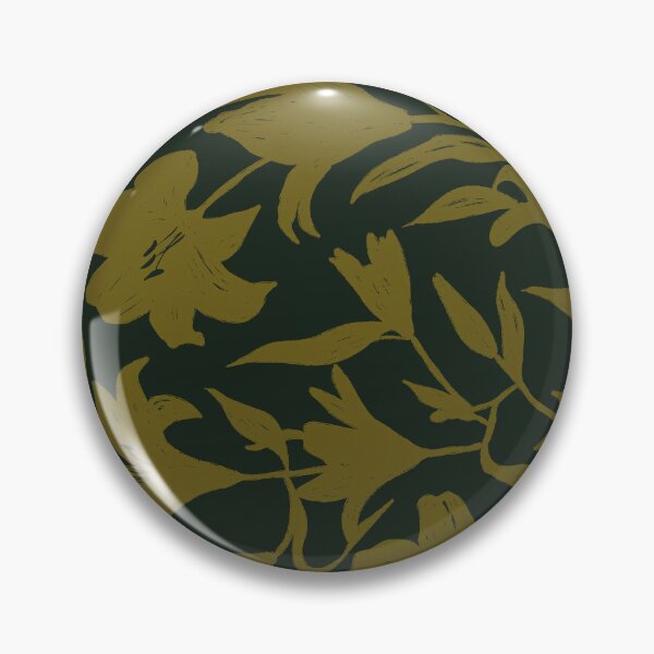 Item preview, Green Lilies · Floral background designed and sold by dacoparo.