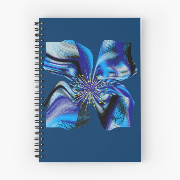 Item preview, Blue Abstract Flower designed and sold by SahmatArt.