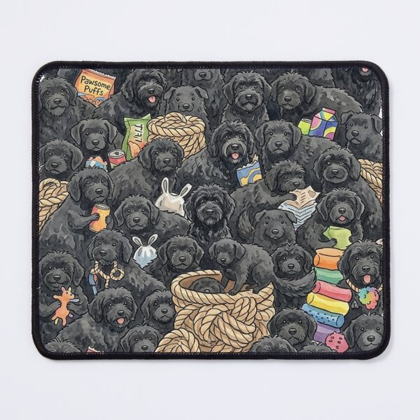 Item preview, Labradoodle Black designed and sold by ryanapples2.