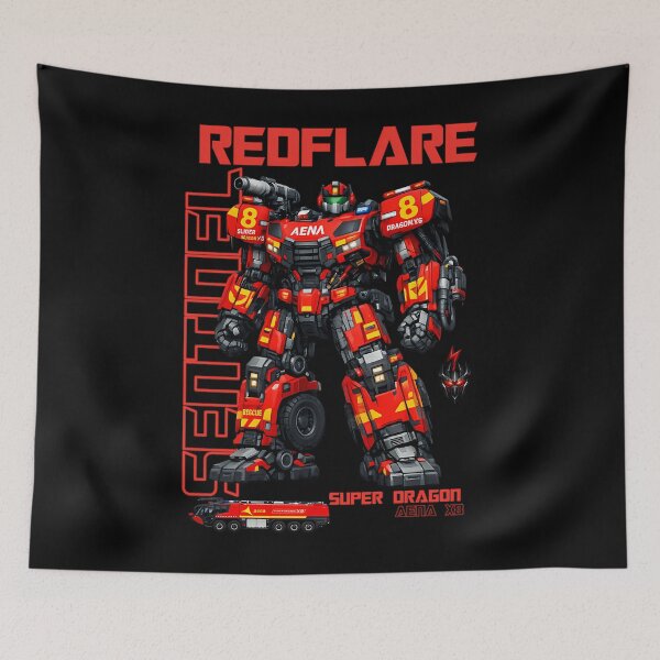 Item preview,  Redflare Rescue Mech X8  Firefighter Transformer Robot designed and sold by ArtistLibrary.
