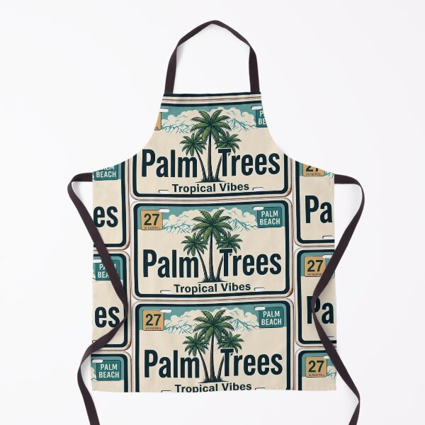 Item preview, Palm Trees, License Plates Palm Trees designed and sold by ryanapples2.