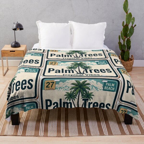 Item preview, Palm Trees, License Plates Palm Trees designed and sold by ryanapples2.