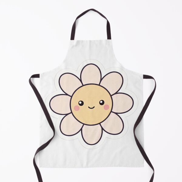 Item preview, Cute Smiling Flower Sticker | Kawaii Daisy Illustration, Minimal Happy Floral Design designed and sold by Erik Visnievskij.