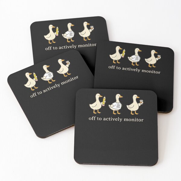 Item preview, Off to Actively Monitor Teacher Testing Day Goose  designed and sold by MatherFisher.