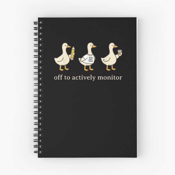 Item preview, Off to Actively Monitor Teacher Testing Day Goose designed and sold by MatherFisher.