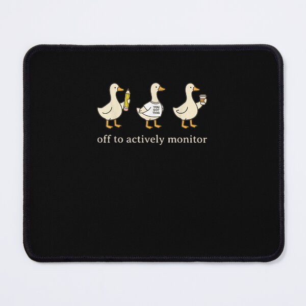 Item preview, Off to Actively Monitor Teacher Testing Day Goose designed and sold by MatherFisher.