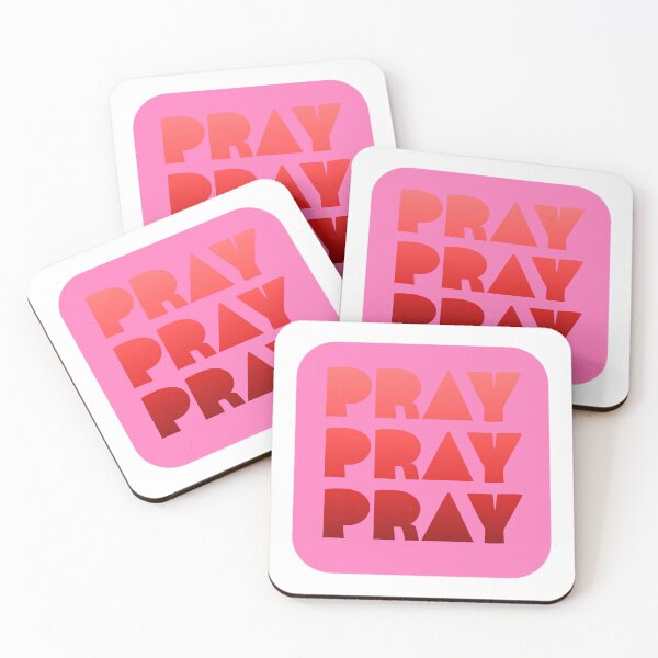 Item preview, PRAY | PINK + RED designed and sold by thehappyintrovert .
