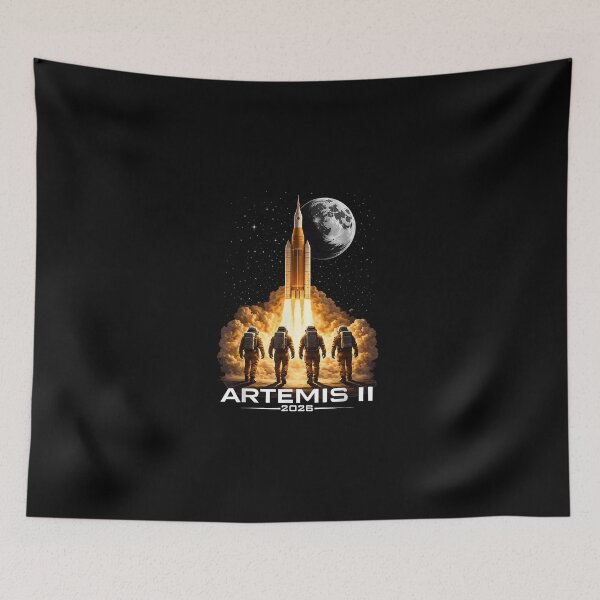 Item preview, Artemis Launch to The Moon Astronaut Explorer  designed and sold by MatherFisher.