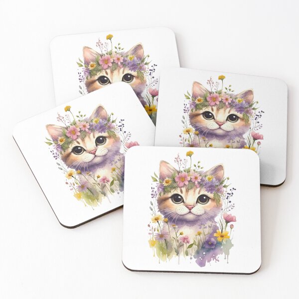 Item preview, 花冠の妖精猫 designed and sold by nyankojikan.