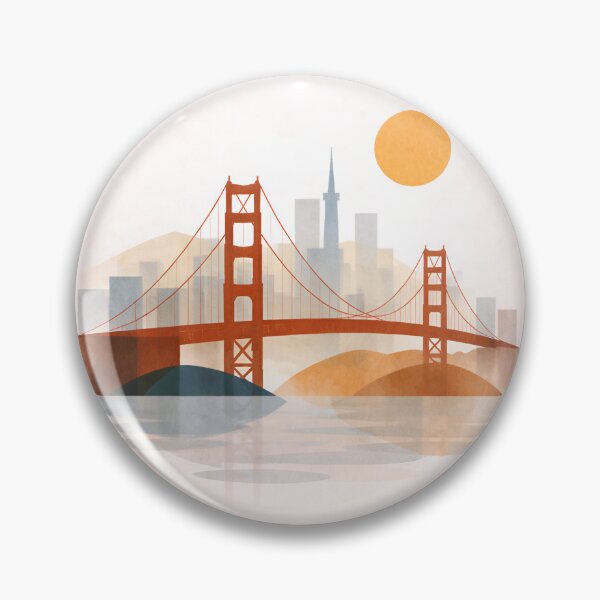Item preview, San Francisco Geometric Design – Modern USA Aesthetic designed and sold by ArtYouFeel.