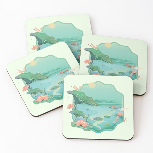 Item preview, Water Lily Landscape designed and sold by sophielarratt.