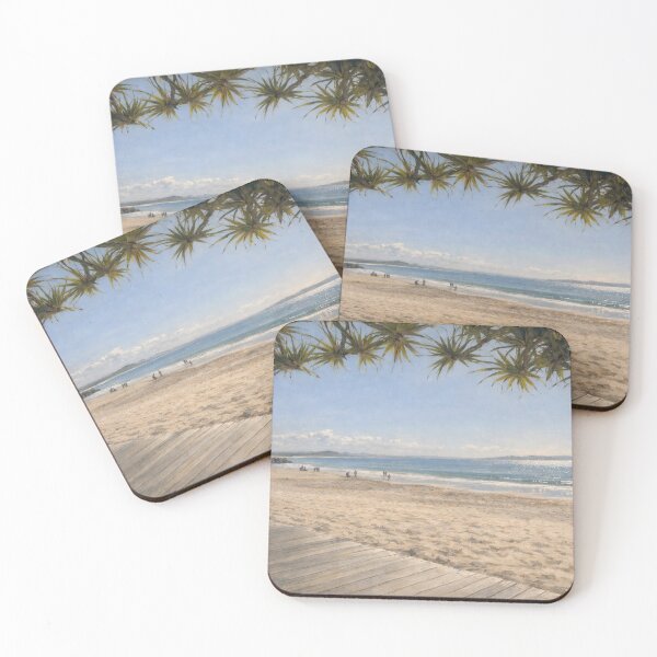 Item preview, Noosa Beach Boardwalk Australian Coastal Art designed and sold by NJEditions.