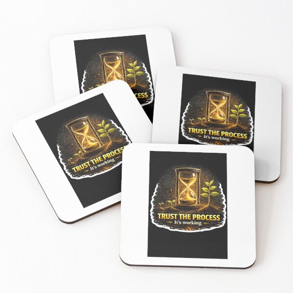 Item preview, Trust The Process – Growth Mindset & Patience Motivational Sticker designed and sold by Wander Pop Studio.