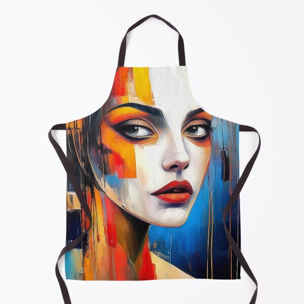 Item preview, Contemporary Urban Muse – Sophisticated Street Art Portrait for Modern Interiors designed and sold by CattlettArt.
