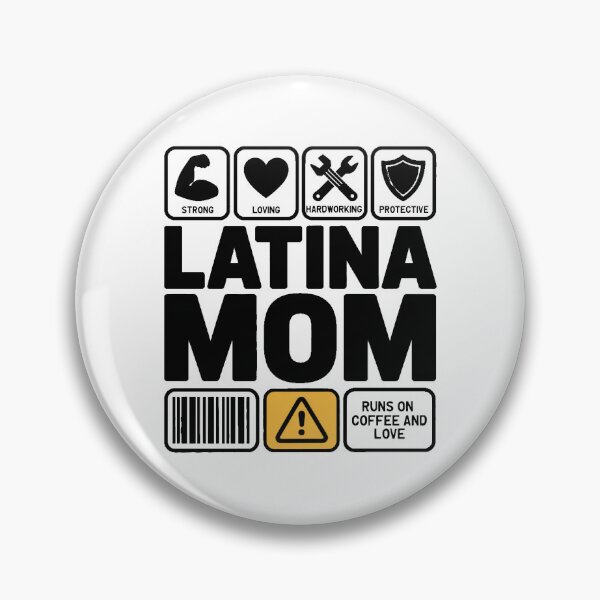 Item preview, Latina Mom Proud Loving and Strong Mama designed and sold by Nzgiftsandmore.