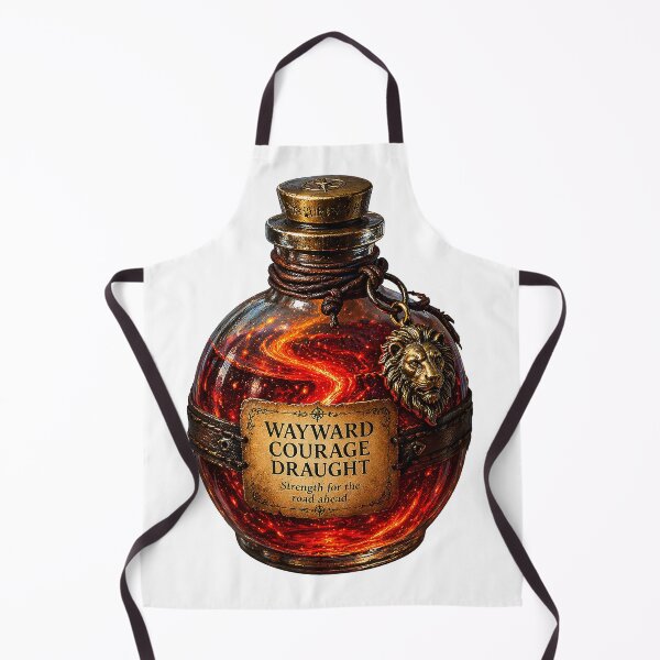 Item preview, Wayward Courage Draught Fantasy Potion designed and sold by AlcheArtsStudio.