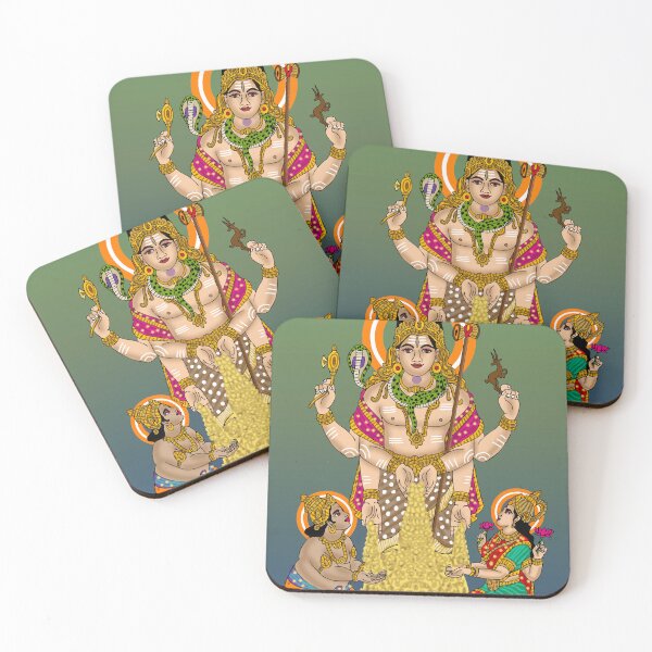 Item preview, Lord Dhaneshwara Divine Design – Hindu Wealth and Prosperity Deity Art designed and sold by Harshit_Digital_Arts.