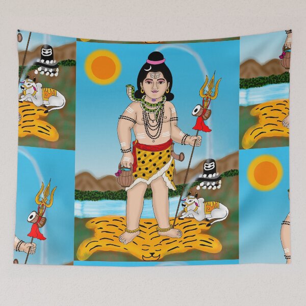 Item preview, Diseño adorable de Shiva niño – Ilustración de arte divino del bebé Mahadev designed and sold by Harshit_Digital_Arts.
