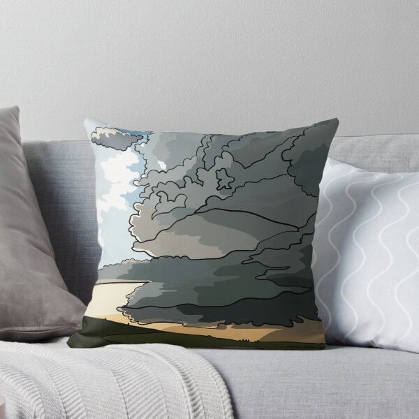 Item preview, Tall Thunderstorm over the hill - painting designed and sold by Miskobineshii.