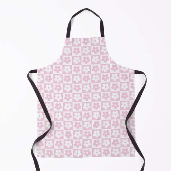 Item preview, Pink Checkerboard Daisy Pattern, Pastel Pink Retro Flower Checkered, Aesthetic Soft Girl Pink Floral Grid, Kawaii Pink Floral Tile Pattern, Pale Pink Mod Floral Pattern, Preppy Pink Checkered Daisy designed and sold by VivaFy.