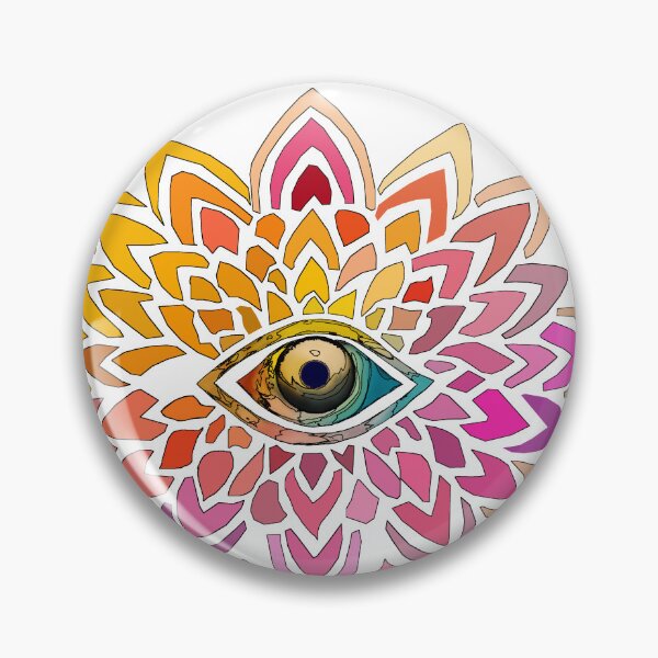 Item preview, Mystic All‑Seeing Eye Mandala – Vibrant Spiritual Vision Art designed and sold by Artondra Hall.