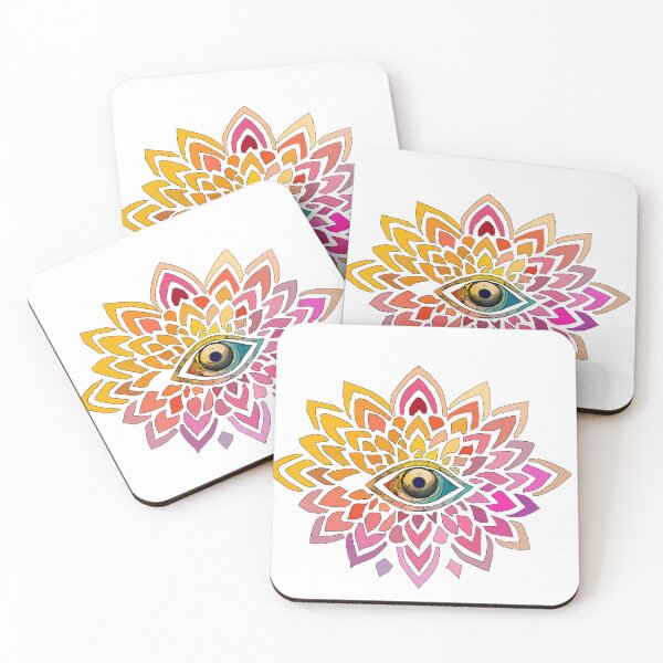 Item preview, Mystic All‑Seeing Eye Mandala – Vibrant Spiritual Vision Art designed and sold by Artondra Hall.
