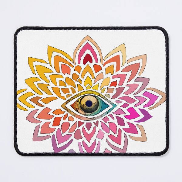 Item preview, Mystic All‑Seeing Eye Mandala – Vibrant Spiritual Vision Art designed and sold by Artondra Hall.