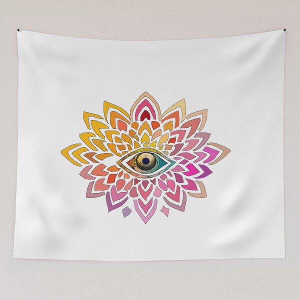 Item preview, Mystic All‑Seeing Eye Mandala – Vibrant Spiritual Vision Art designed and sold by Artondra Hall.