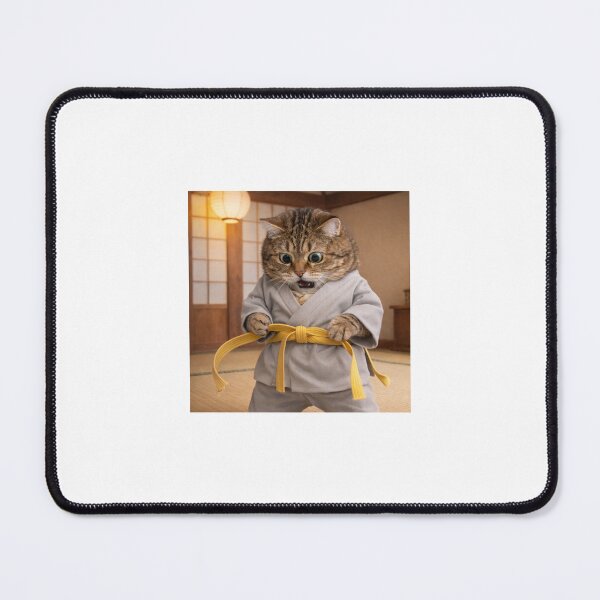 Item preview, Underrated Karate Cat – Cute Martial Arts Kitty designed and sold by LovelyCatGalaxy.