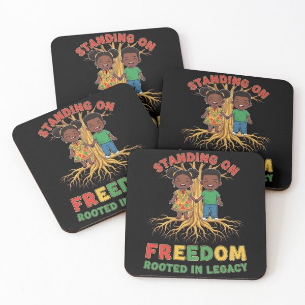 Item preview, Standing On Freedom Rooted In Legacy Juneteenth 1865 Kids designed and sold by CF_VintageDesign.