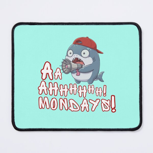 Item preview, Tired Shark Hate Mondays designed and sold by Nature's Chibis.
