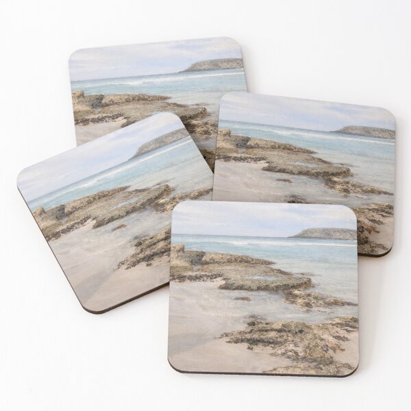 Item preview, Rock Pools on the Beach Australian Coastal Art designed and sold by NJEditions.