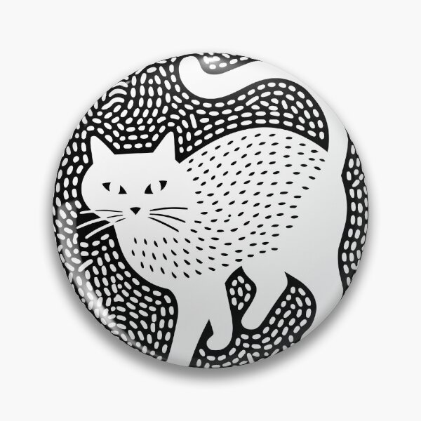 Item preview, White Dotty Cat designed and sold by Chrisseee.