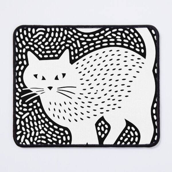 Item preview, White Dotty Cat designed and sold by Chrisseee.