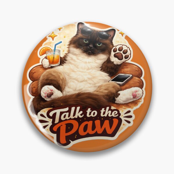 Item preview, Talk to the Paw – Sassy Cat designed and sold by Mojibebe.