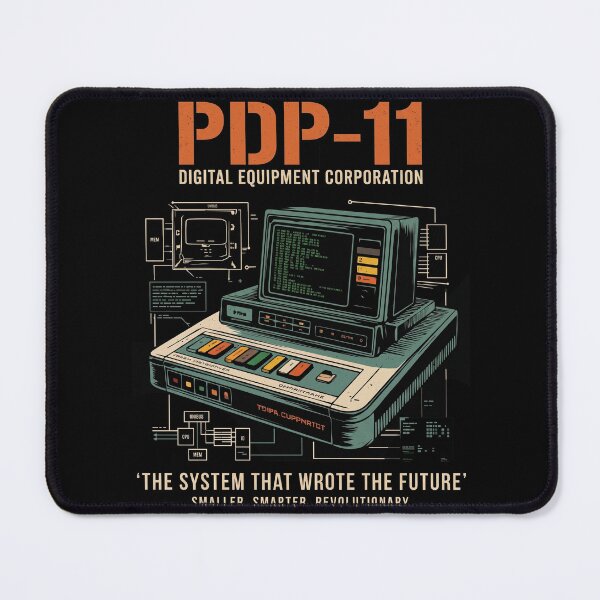 Item preview, Vintage Minicomputer System 70s Tech Programmer Retro Poster designed and sold by TopKult.