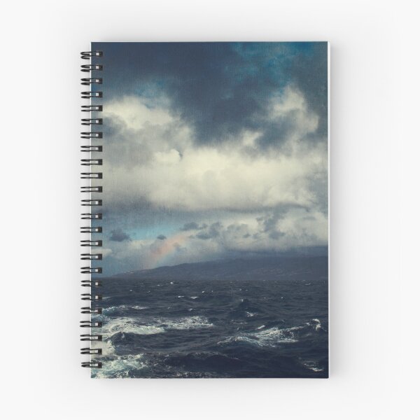 Item preview, wild ocean with rainbow designed and sold by Dyrk Wyst Redbubble Shop.