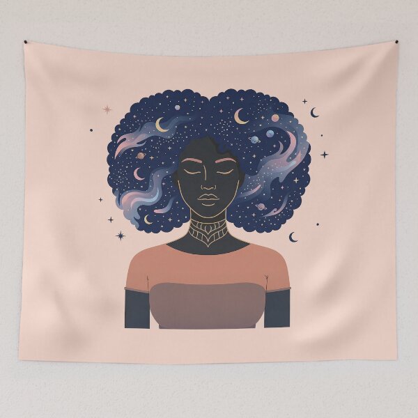 Item preview, Night Thoughts Drift Through Quiet Space designed and sold by EdvvinStudios.