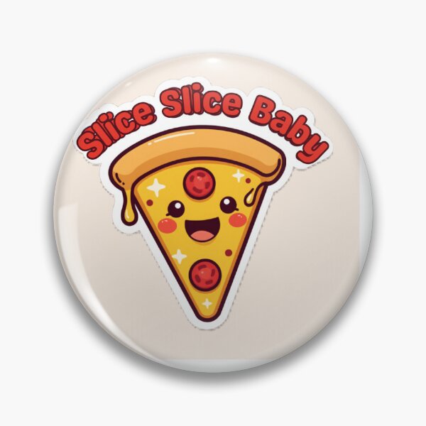 Item preview, Slice Slice Baby Funny Pizza Sticker | Cute Pizza Cartoon Design designed and sold by StickifyZone69.
