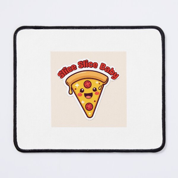 Item preview, Slice Slice Baby Funny Pizza Sticker | Cute Pizza Cartoon Design designed and sold by StickifyZone69.
